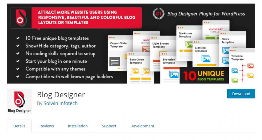 Blog Designer