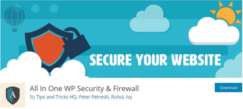 All In One WP Security & Firewall – Best WordPress Security Plugins