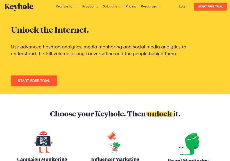 Keyhole - Websites for Influencers