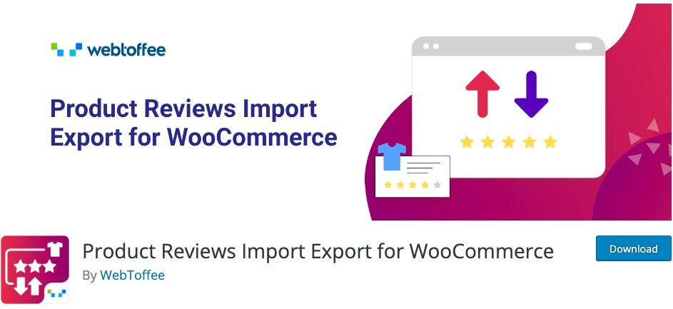 Product Reviews Import and Export for WooCommerce